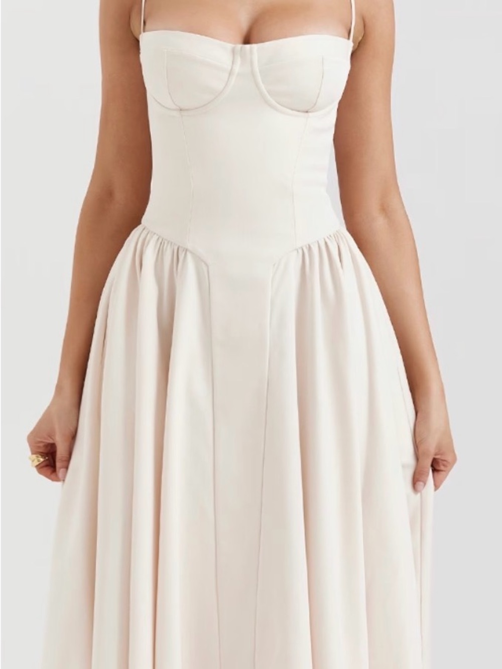 HOUSE OF CB 'Samaria' Vintage Cream
Corset Sundress